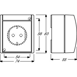 Busch-Jaeger 2083-0-0834 Schuko Steckdose (20 EW-54)