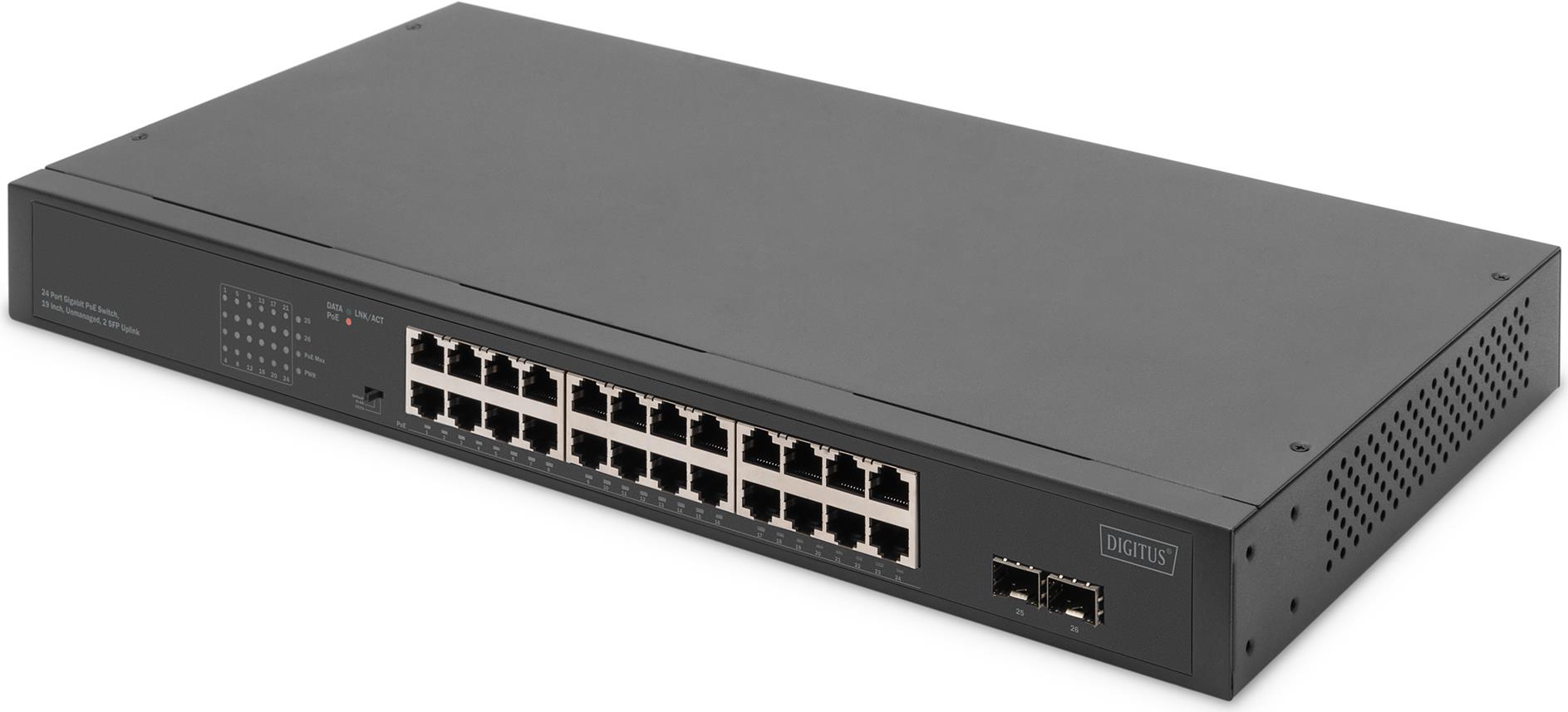 Digitus 24-Port Gigabit Netzwerkswitch (DN-95348-2)