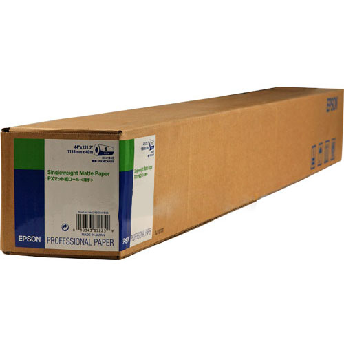 Epson Singleweight Matte Papier Rolle (111,8 cm x 40 m) Weiß