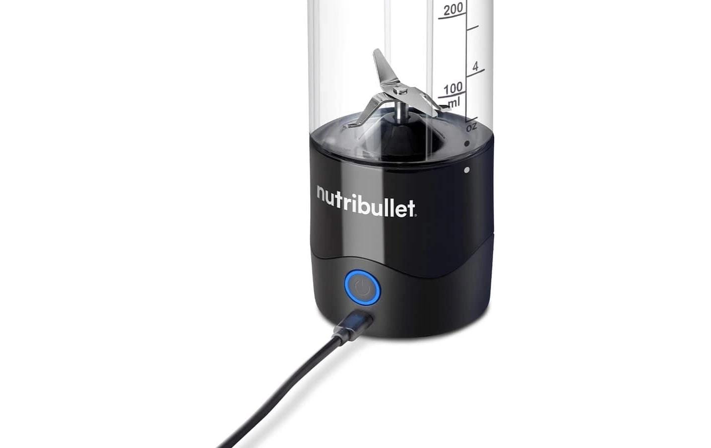 NutriBullet Tragbarer Standmixer NBP003B 0,475 l 14,8 W Akku Schwarz