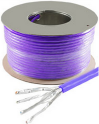 shiverpeaks 75500-A-100SSP Netzwerkkabel 100 mCat.7a Rohkabel S/FTP (S-STP) Violett (75500-A-100SSP)