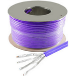 shiverpeaks 75500-A-100SSP Netzwerkkabel 100 mCat.7a Rohkabel S/FTP (S-STP) Violett (75500-A-100SSP)