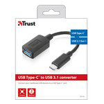 Trust 20967 USB Type-C USB 3.1 Gen 1 Schwarz Kabelschnittstellen-/adapter (20967)