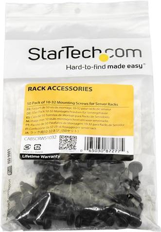 StarTech.com Server Rack Screws (CABSCRWS1032)