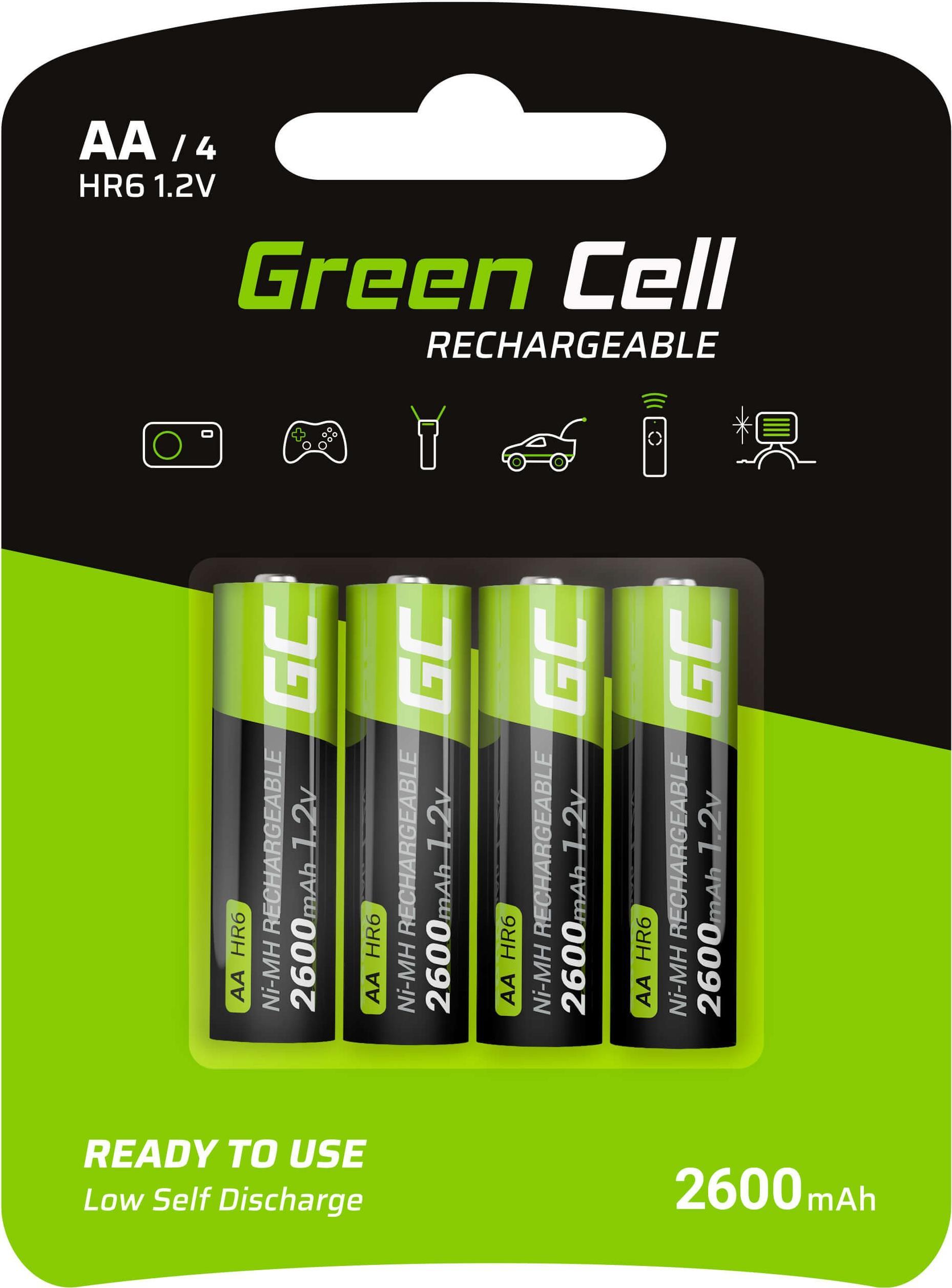 Green Cell HR6 Batterie 4 x AA-Typ (GR01)