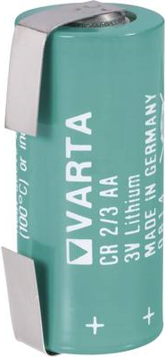 Varta Hochkapazitäts-Lithium-Primär Spezialzelle CR 2/3 LF 3 V 1350 mAh CR 2/3 AA LF (Ø x H) 14.75 m