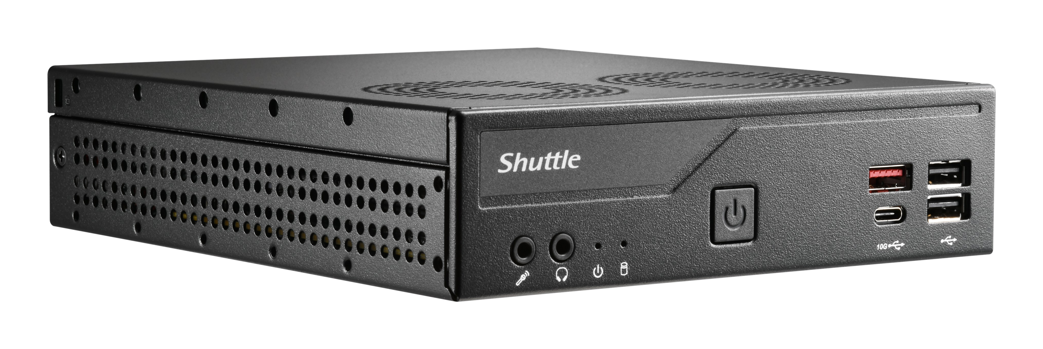 Shuttle XPC slim DH810 Mini-PC Barebone Intel H810 LGA 1851 Schwarz