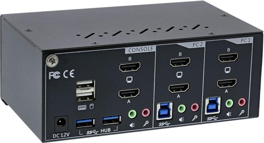 InLine KVM Desktop Switch (62652I)