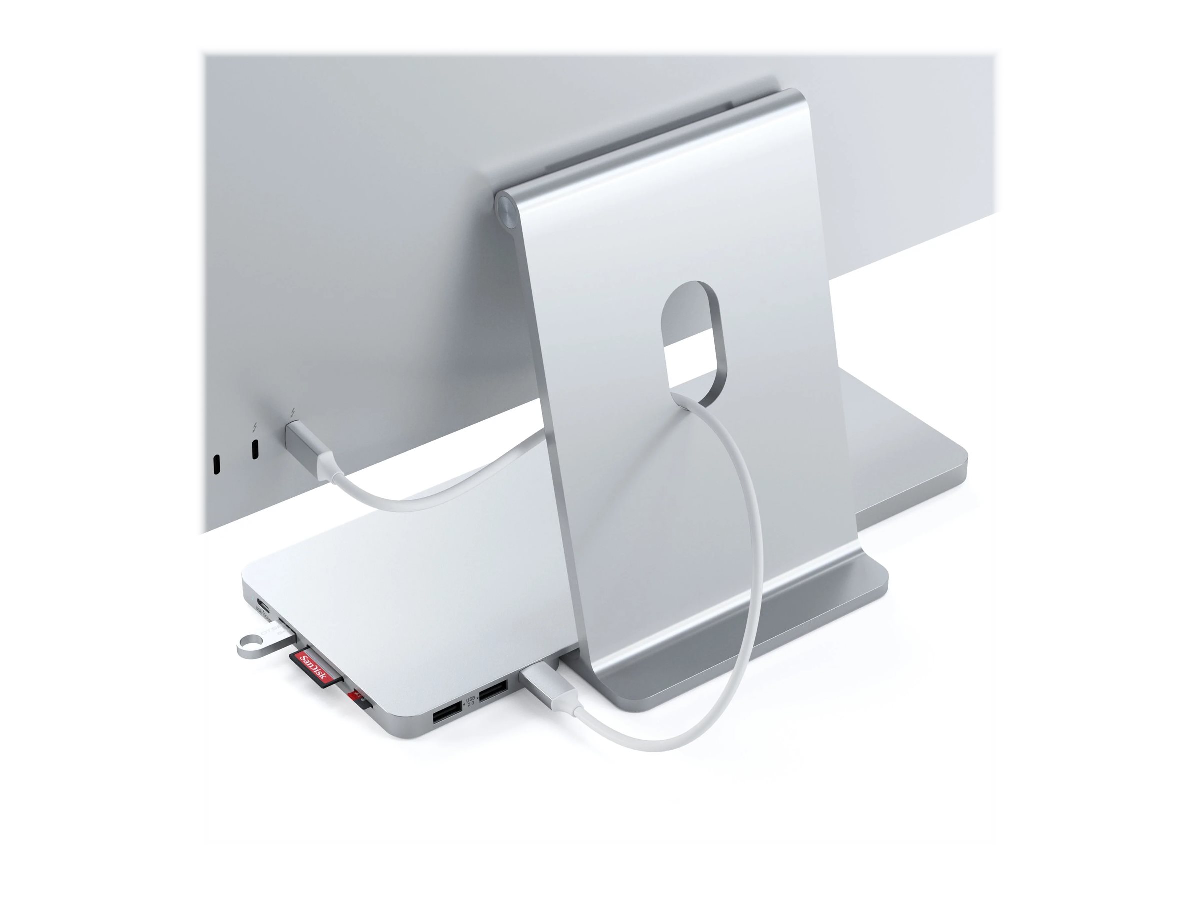 Satechi ST-UCISDS USB-C Dockingstation Silber
