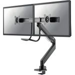 Neomounts NM-D775DXBLACK 2fach Monitor-Tischhalterung 43,2 cm (17) - 61 cm (24) Schwenkbar, Rotierbar, Neigbar Schwarz