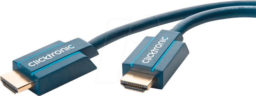 Clicktronic HDMI Cable w/Eth. 8K@60Hz. M/M. 1.0m (40988)