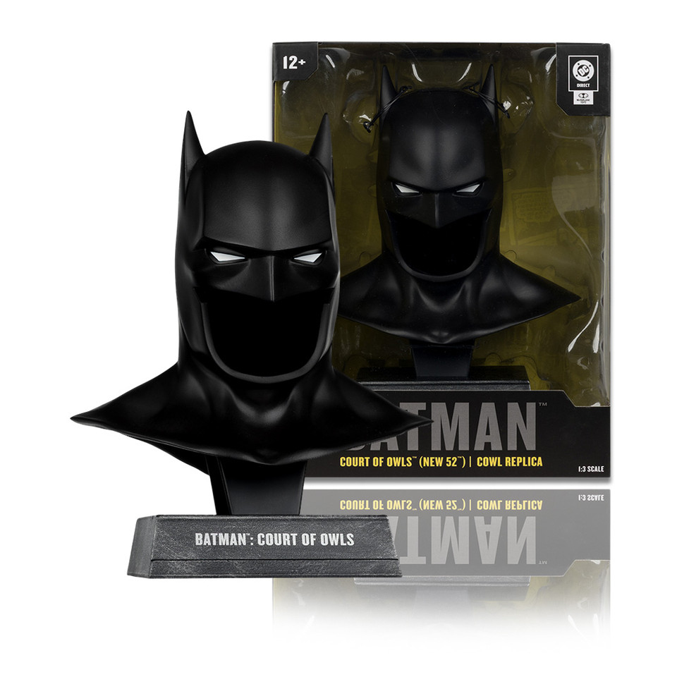 McFarlane DC Direct Batman Cowl Replica 1:3 Court of Owls Schwarz
