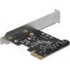 DeLOCK - Speicher-Controller - 2 Sender/Kanal - SATA 6Gb/s Low-Profile - 600MBps - PCIe 3.0 (90431)