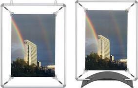 FRANKEN Spannrahmen, für DIN A4, Maße: (B)310 x (H)397 mm silbereloxiertes Aluminiumrohr mit Kunststoffverbindungen (BS1101)