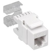 Wentronic Goobay CAT 6 KeyStone RJ45 Jack, UTP ungeschirmt, 250 MHz - Anschluß: LSA (95740)