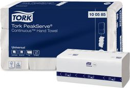 TORK Papierhandtücher PeakServe® Endlos™ H5 Interfold-Falzung 1-lagig 4.920 Tücher (100585)