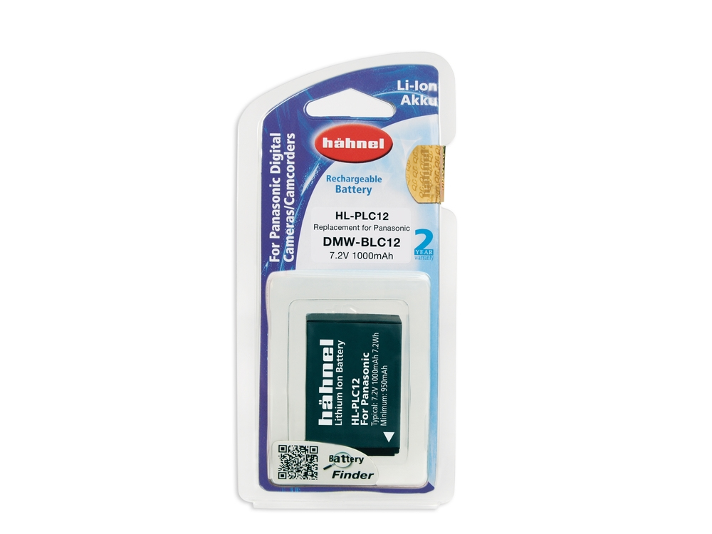 Hähnel HL-PLC12 Kameraakku 1000 mAh 7,2 V Lithium-Ion Schwarz