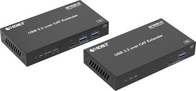 SpeaKa Professional SP-USBE-830 7+2 Port KVM-Extenderüber PC steuerbar Schwarz (SP-13472960)