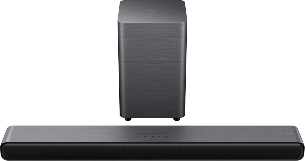 TCL S55HE Soundbar 2.1 Kanäle 110 W Dolby Atmos mit kabellosem Subwoofer Titan