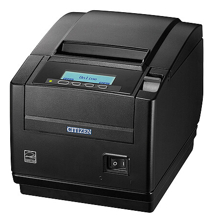 Citizen CT-S801III Bondrucker mit Cutter, Thermodirekt, 203 dpi, 500 mm/s, USB 2.0, Schwarz
