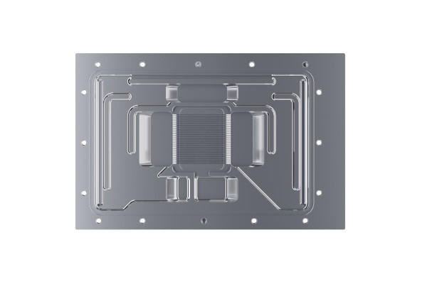 Alphacool Eisblock Aurora Geforce RTX 4090 GameRock + Phantom Backplate Schwarz, Edelstahl