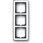 Busch-Jaeger 1754-0-4328. Produktfarbe: Chrom, Markenkompatibilität: Busch-Jaeger. Breite: 87 mm, Höhe: 228 mm, Dicke: 1,1 cm (2CKA001754A4328)