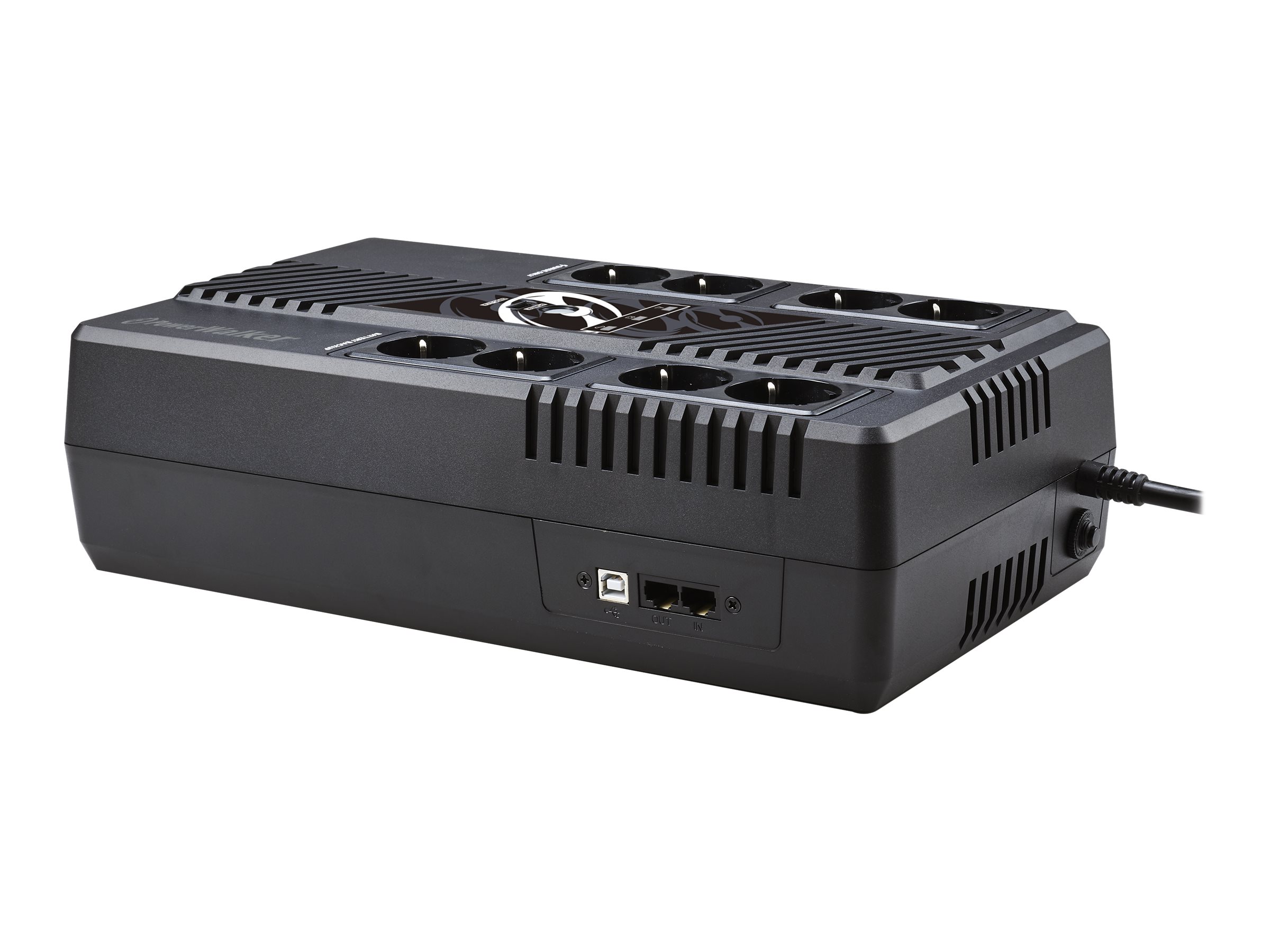 PowerWalker VI 1000 MS Line-Interactive USV 1000 VA 600 W Schwarz