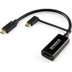 SpeaKa Professional SP-9015340 Videokabel-Adapter 0,15 m USB Typ-C HDMI Schwarz (SP-9015340)