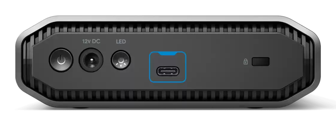 SanDisk Professional G-DRIVE Externe Festplatte 26 TB USB 3.2 Gen 2 7200 rpm Edelstahl