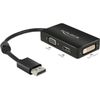 DeLOCK - Videokonverter - DisplayPort - Schwarz (62656)