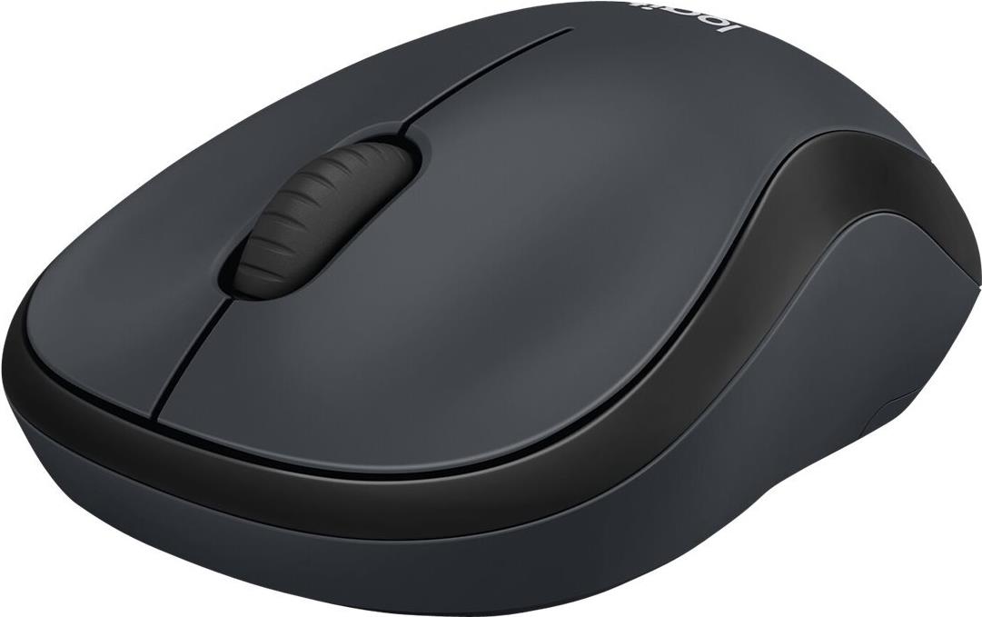Logitech M220 Silent Maus 2.4 GHz Holzkohlefarben