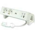 Bachmann Steckdosenleiste DESK2 white 2xCEE7/3 902.3201 (902.3201)