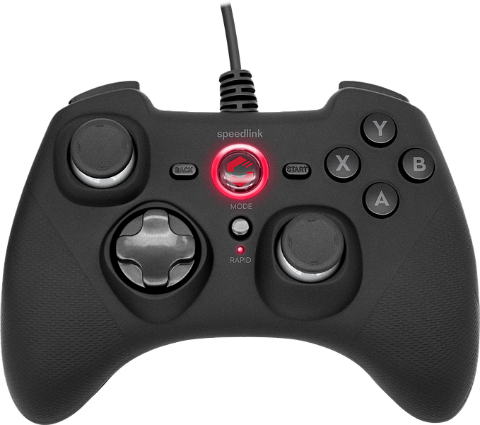 SPEEDLINK RAIT Schwarz USB Gamepad Nintendo Switch (SL-650010-BK)