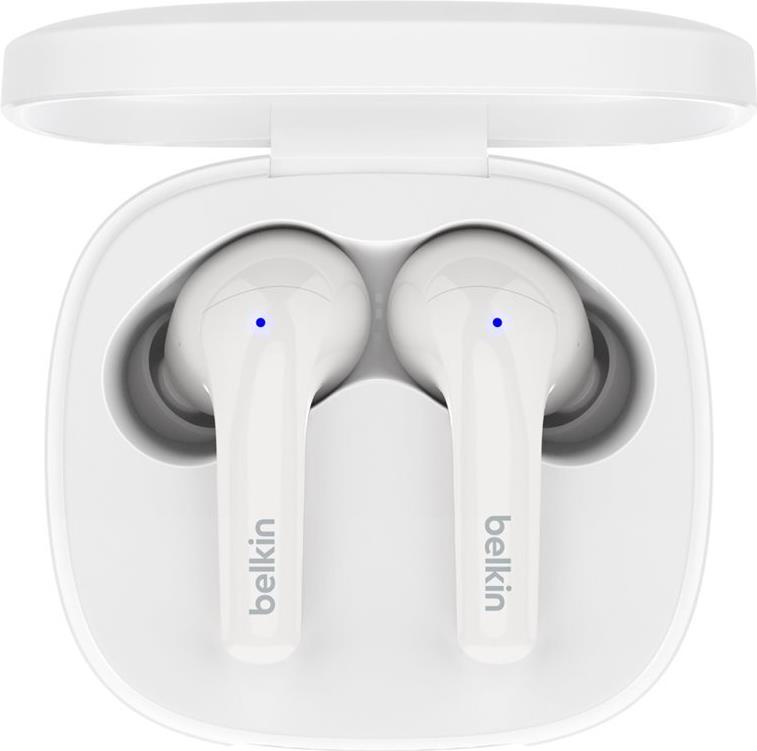 Belkin SoundForm Motion True Wireless Kopfhörer ANC 9 h Weiß