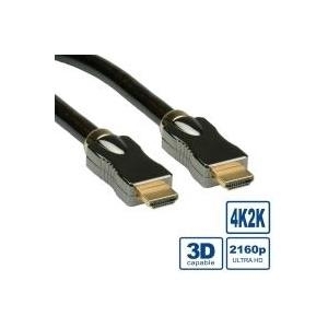 ROLINE HDMI Ultra HD Kabel mit Ethernet, ST/ST 5,0m (11.04.5683)