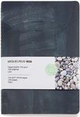 MIQUELRIUS Notizbuch Stone Paper 14,2 x 20,5 blanko, schwarz Hardcover 50 Seiten (A821990)