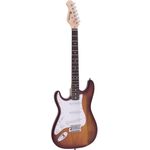 DIMAVERY ST-203 E-Gitarre LH, sunburst (26211135)