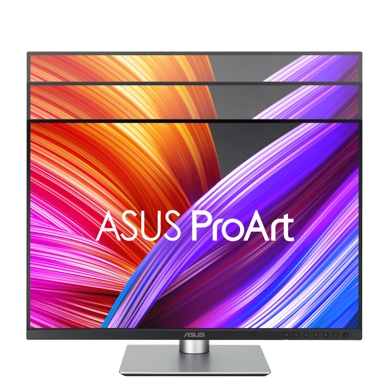 ASUS ProArt PA248CRV 61,2 cm (24.1 Zoll) 1920 x 1200 Pixel WUXGA LCD Schwarz - Silber (90LM05K0-B01K70) (geöffnet)