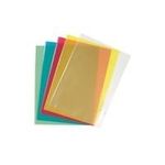 LEITZ Sichthülle Standard, A4, PP, genarbt, gelb, 0,13 mm oben und seitlich offen, dokumentenecht, mit Daumenaus- (4000-00-15)