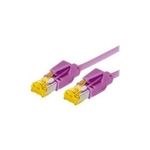 Patchkabel S/FTP, PiMF, Cat 6a, erikaviolett, 5,0 m Für 10 Gigabit/s, halogenfrei, mit Draka-Kabel und Hirosesteckern TM31 (bisherige Bezeichnung S/STP) (72205M)