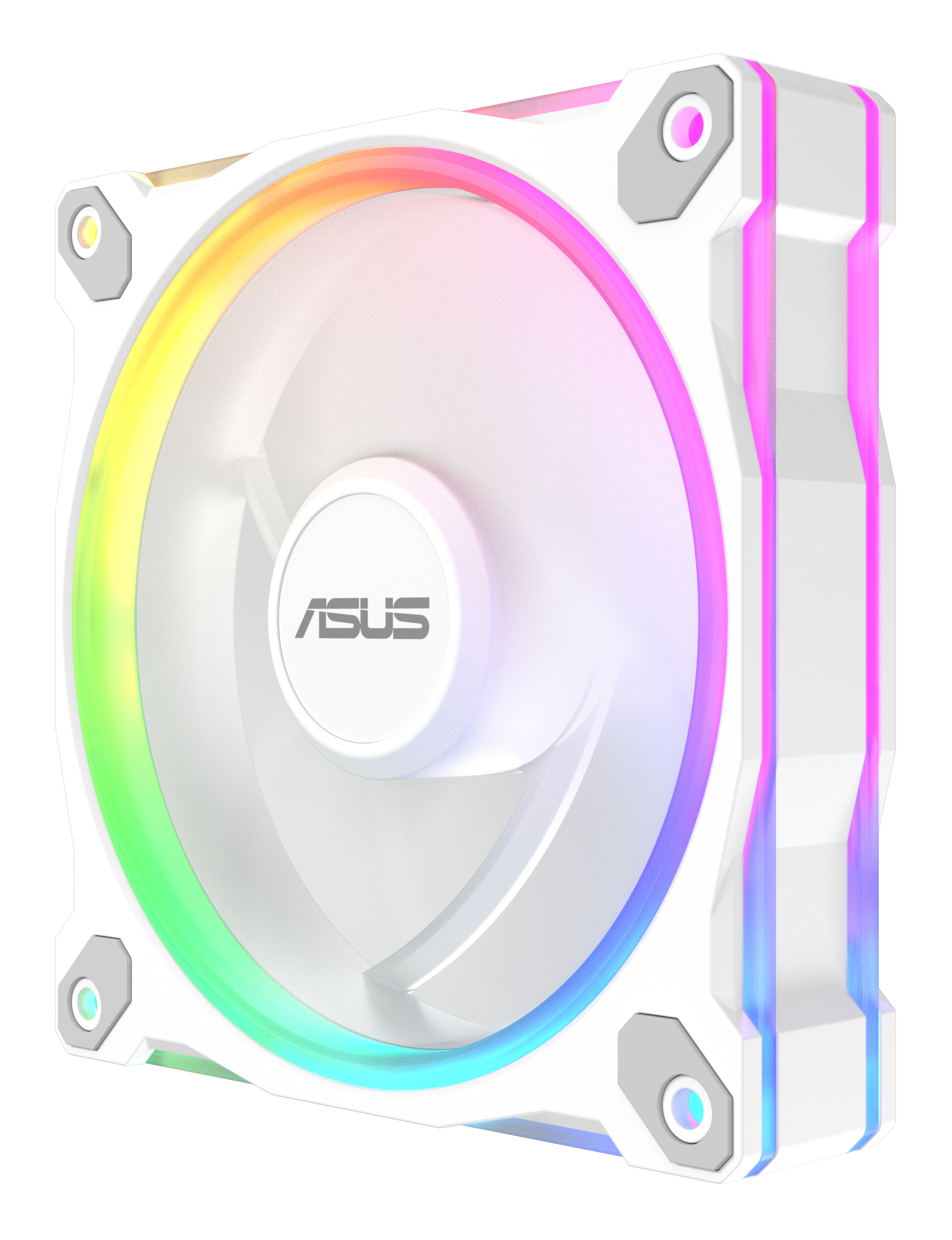 ASUS Prime MR120 ARGB 120 mm Gehäuselüfter 3er-Pack Weiß