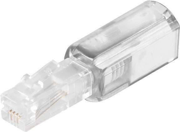 shiverpeaks BASIC-S Twist-Stop Kabelentwirrer RJ11 Stecker - RJ11 Kupplung,verhindert das Verderhen (BS71216-W)