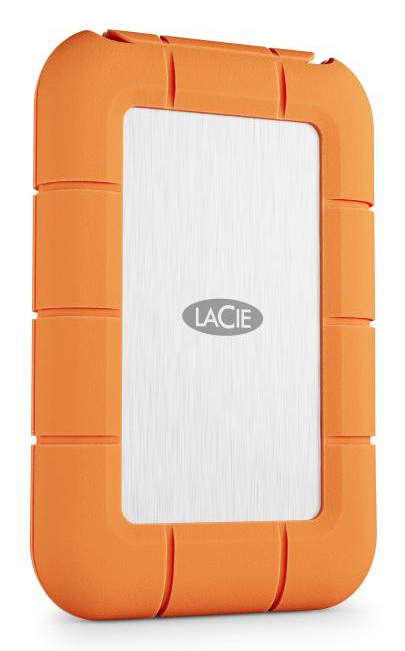 LaCie Rugged SSD4 Externe SSD 4 TB USB-C Orange, Silber