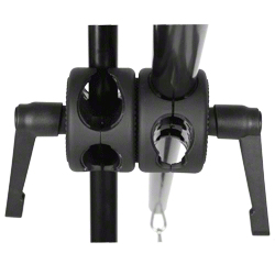 Walimex Galgenstativ 16553 mit Teleskoparm 120–220 cm, max. 2,56 m, 6 kg Tragkraft, Schwarz