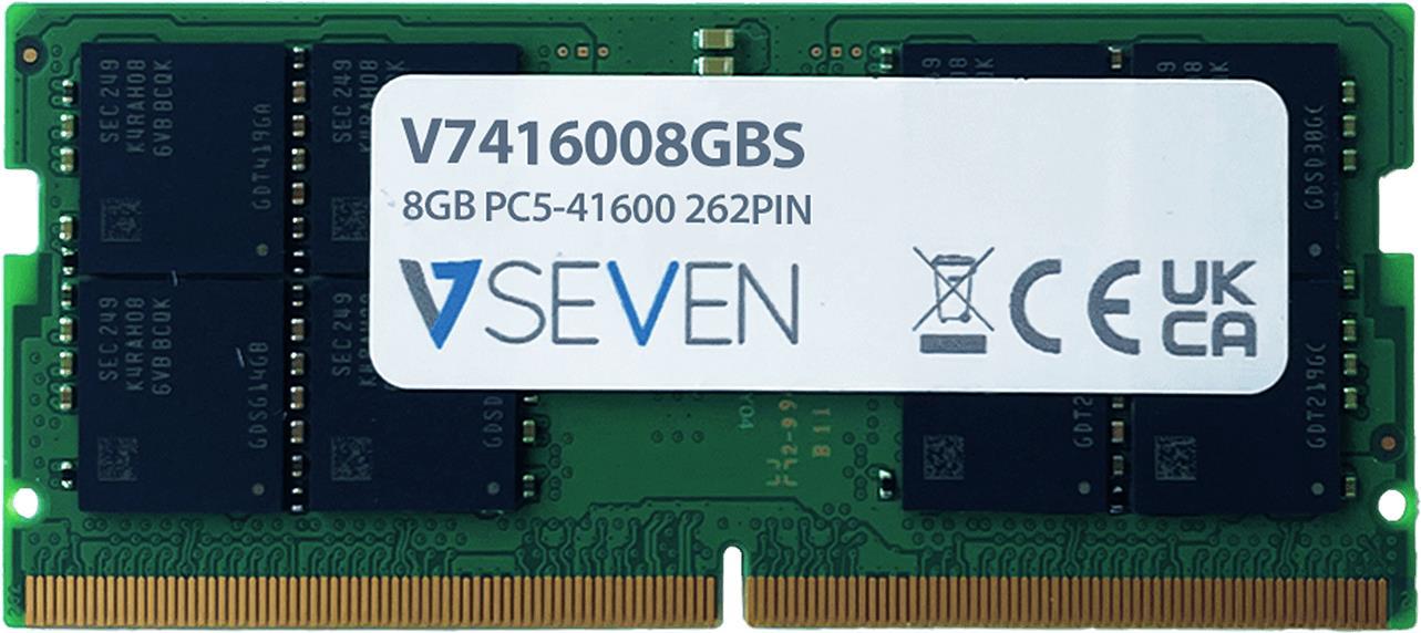 V7416008GBS Speichermodul 8 GB 1 x 8 GB DDR5 5200 MHz (V7416008GBS)