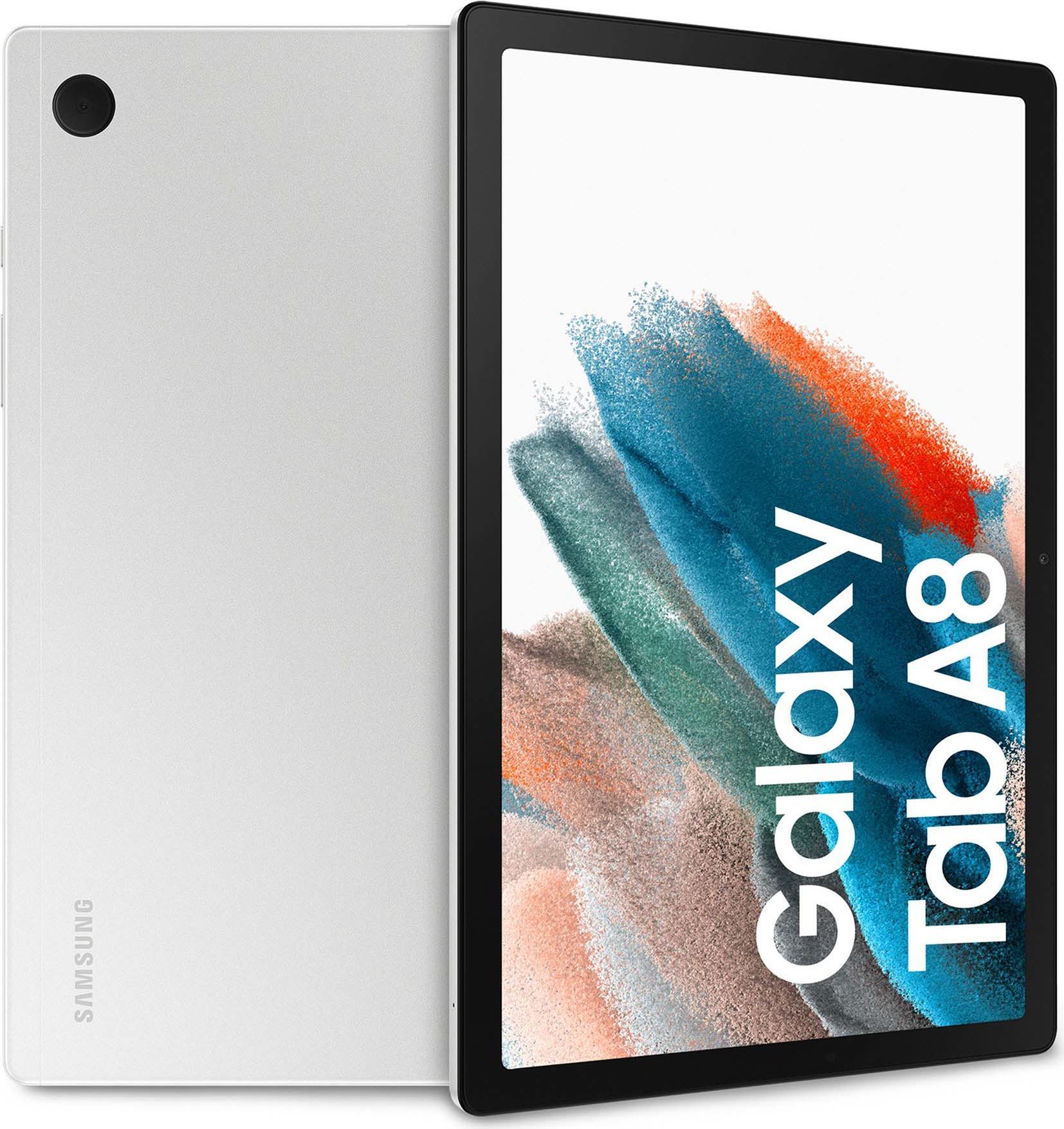Samsung Galaxy Tab A8 - Tablet - Android - 64 GB - 26.69 cm (10.5) TFT (1920 x 1200) - microSD-Steckplatz - Silber