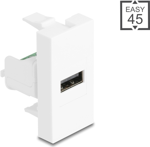 Delock Easy 45 Modul USB 2.0 Typ-A Buchse zu Terminalblock (90911)