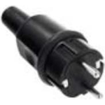 BACHMANN Vollgummi Schuko Stecker 913.173 m.Knickschutztülle 913.173 (913.173)