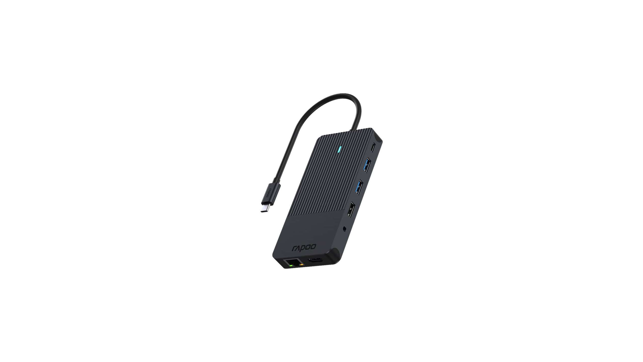 Rapoo UCM-2006 Dockingstation USB-C Schwarz
