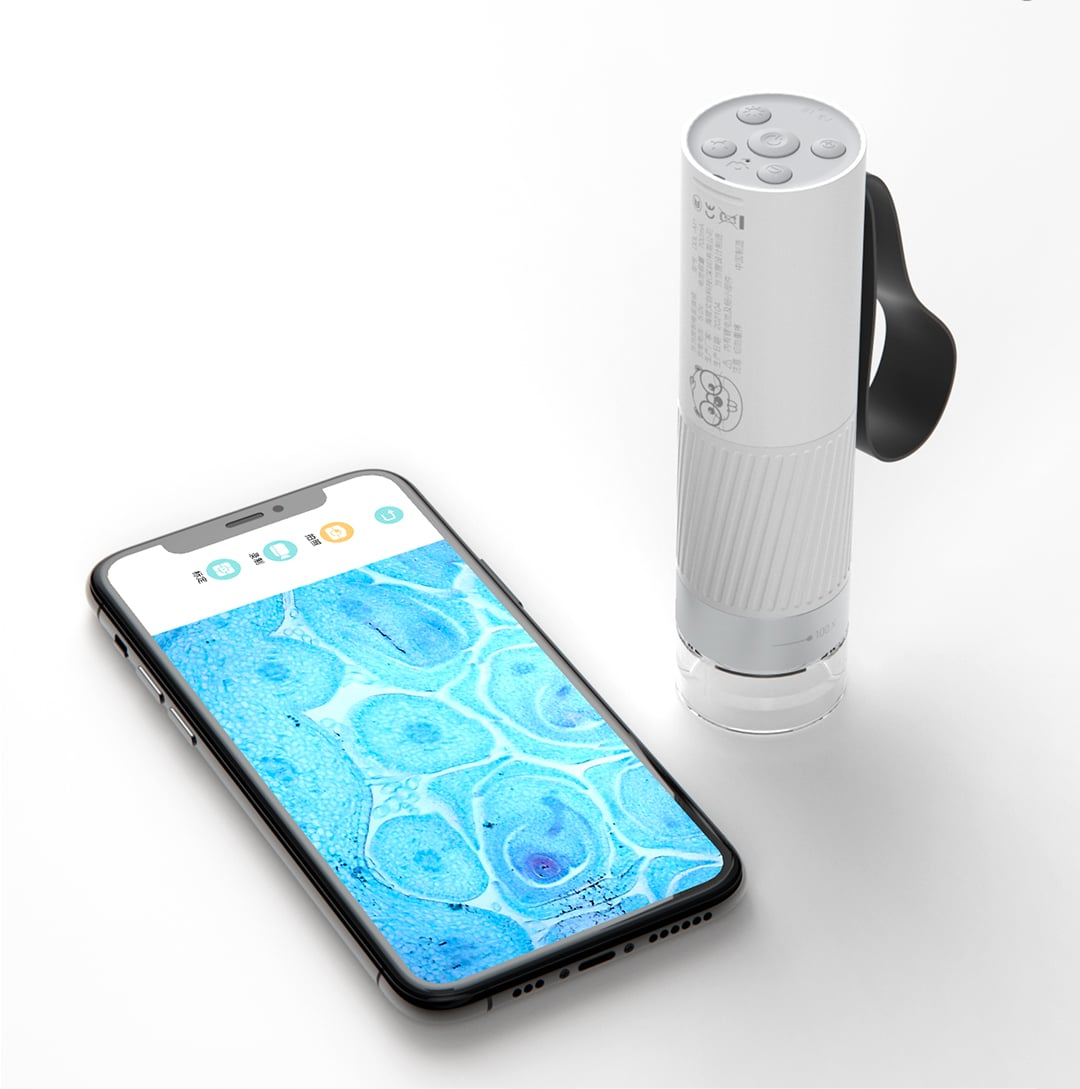 BeaverLAB Darwin M1C Digitales Mikroskop Weiß